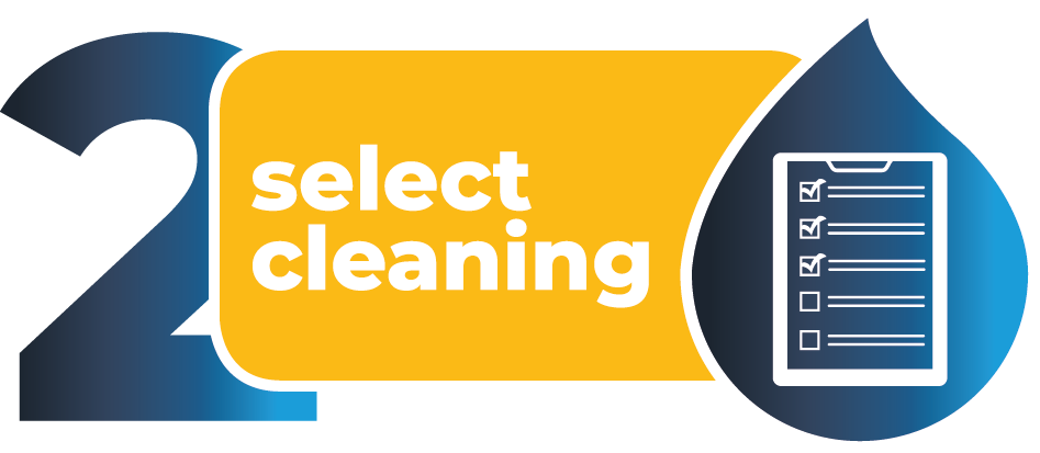 Graphic: Enumeration point 2: Select "cleaning"