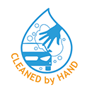 Cleaned by Hand Logo